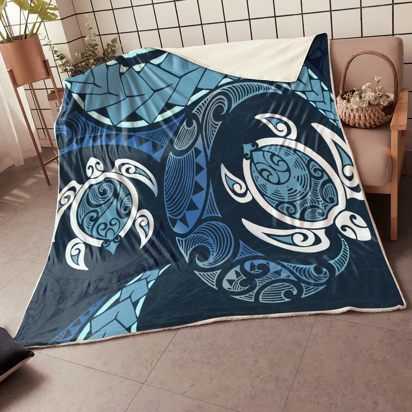 Premium Two Turtles Blanket