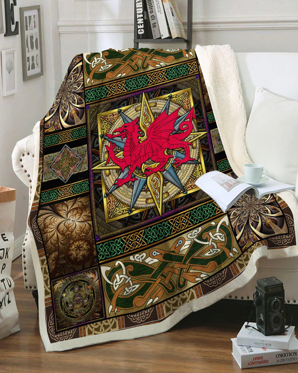 Celtic 3D All Over Printed Blanket