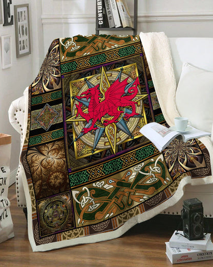 Celtic 3D All Over Printed Blanket