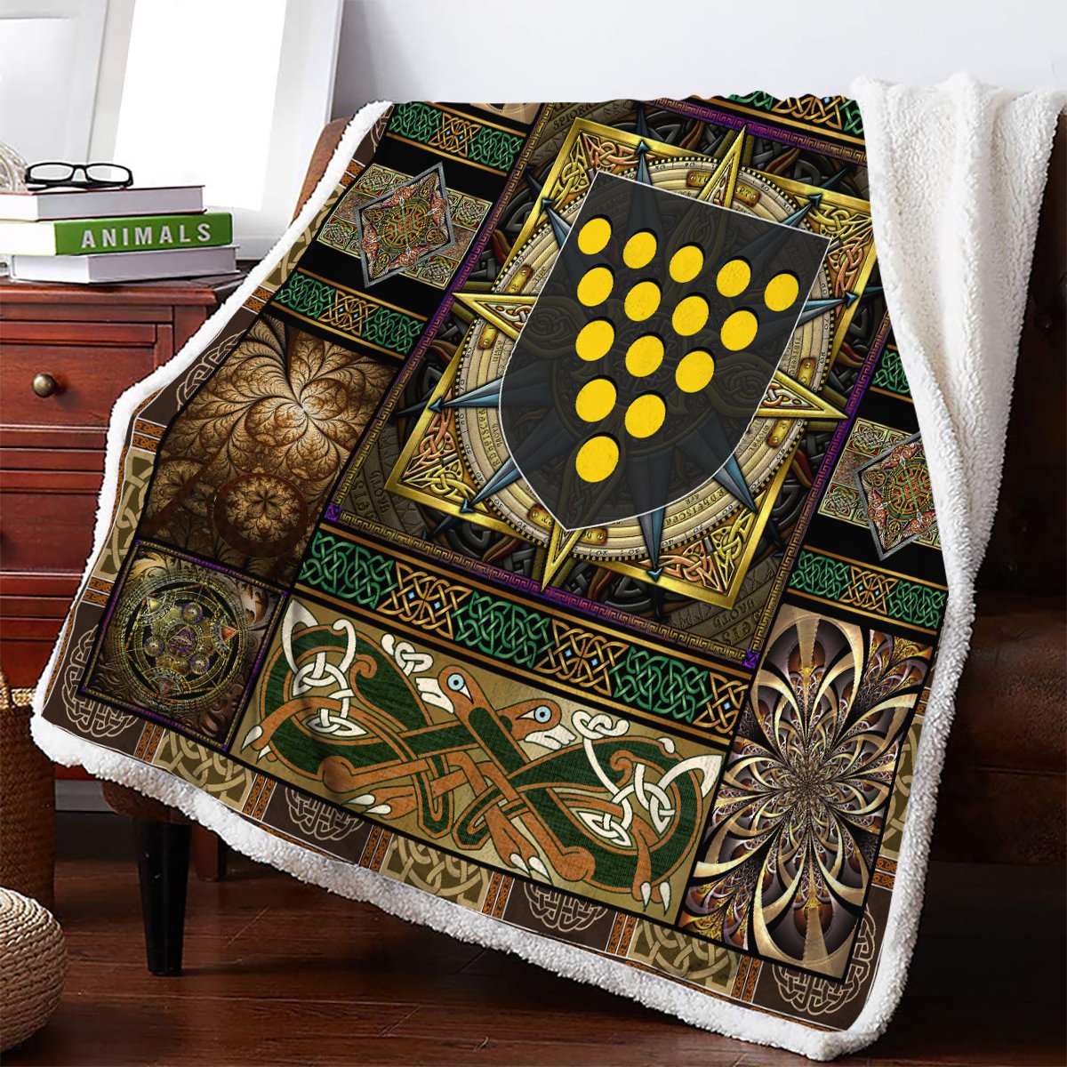 Celtic 3D All Over Printed Blanket