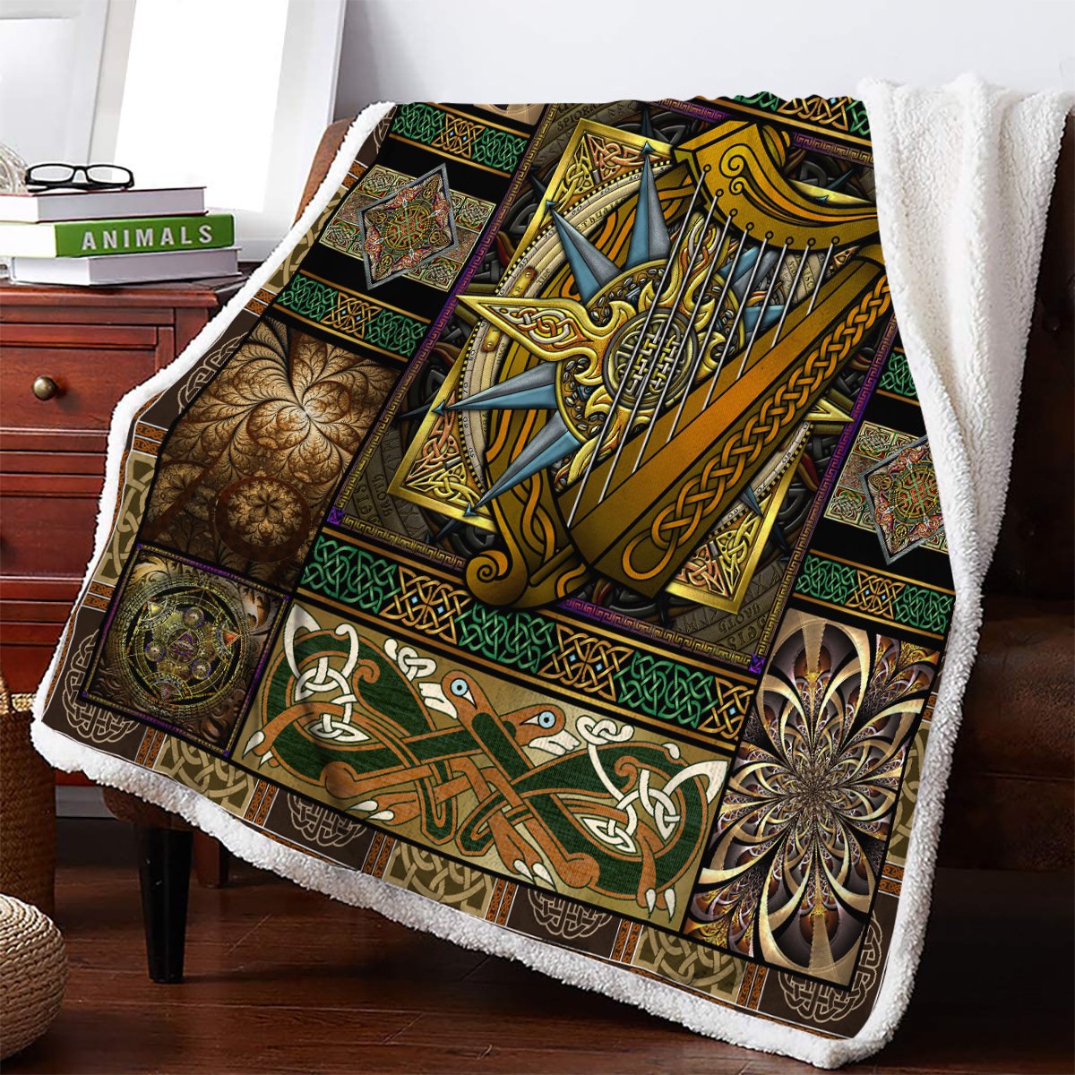 Celtic 3D All Over Printed Blanket