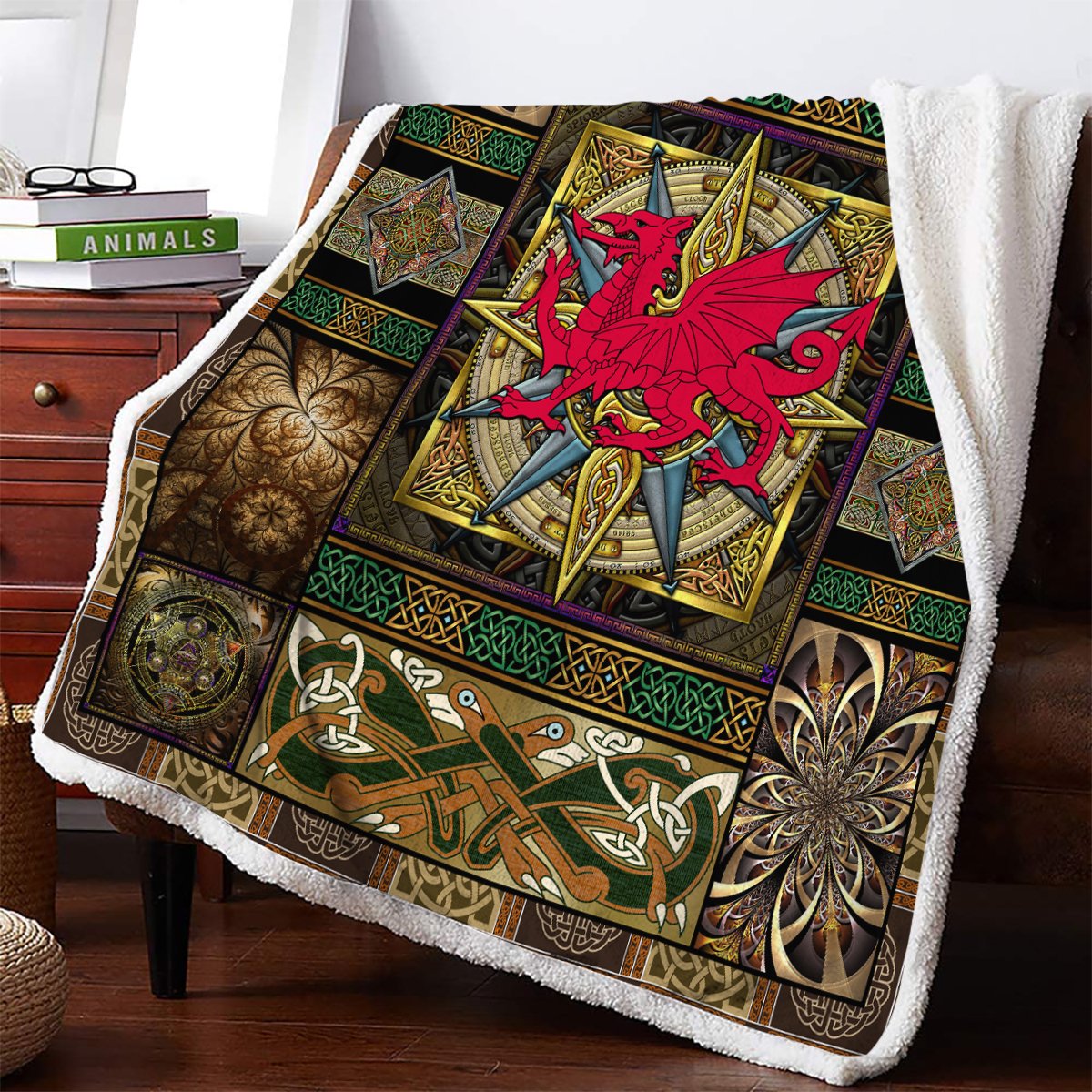 Celtic 3D All Over Printed Blanket