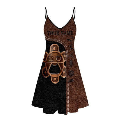Customize Name Sol Taino Puerto Rico Beach Dress