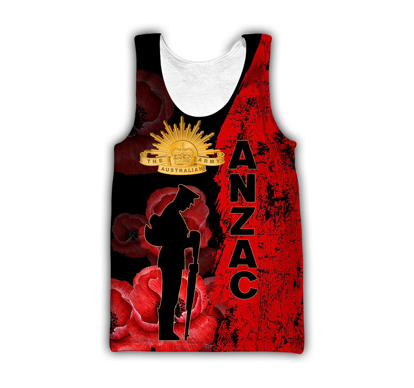 Premium Personalized Anzac Day Poppy 3D Printed Unisex Shirts TN