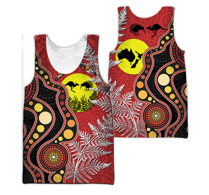 New Zealand Maori And Australia Aboriginal We Are Family 3D Printed Unisex Shirts TN