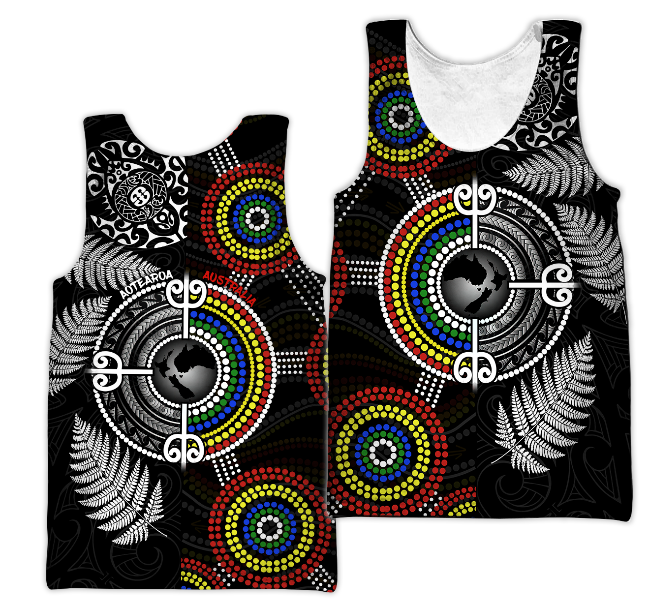 New Zealand Maori And Australia Aboriginal We Are Family 3D Printed Unisex Shirts TN
