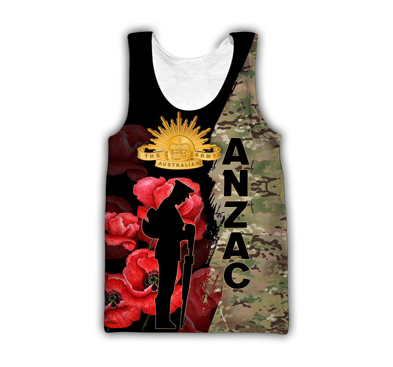 Premium Anzac Day Camo 3D Printed Unisex Shirts TN NTN08042101