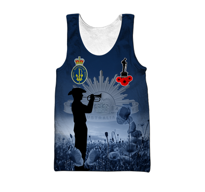 Premium Anzac Day Royal Australian Navy 3D Printed Unisex Shirts TN