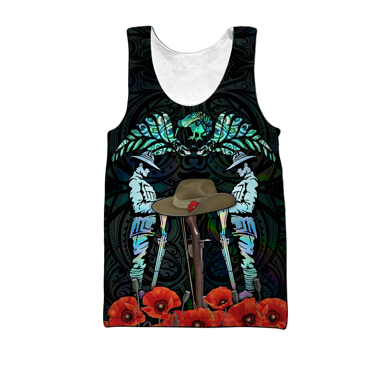 Premium Anzac Day Fern 3D Printed Unisex Shirts TN