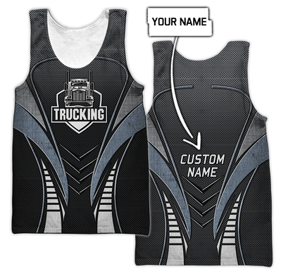 Personalized Premium Trucker Metal 3D Printed Unisex Shirts TN