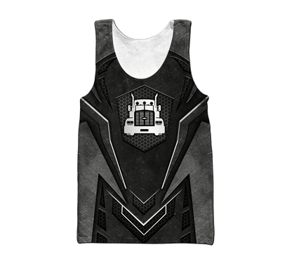 Premium Trucker Metal 3D Printed Unisex Shirts TN