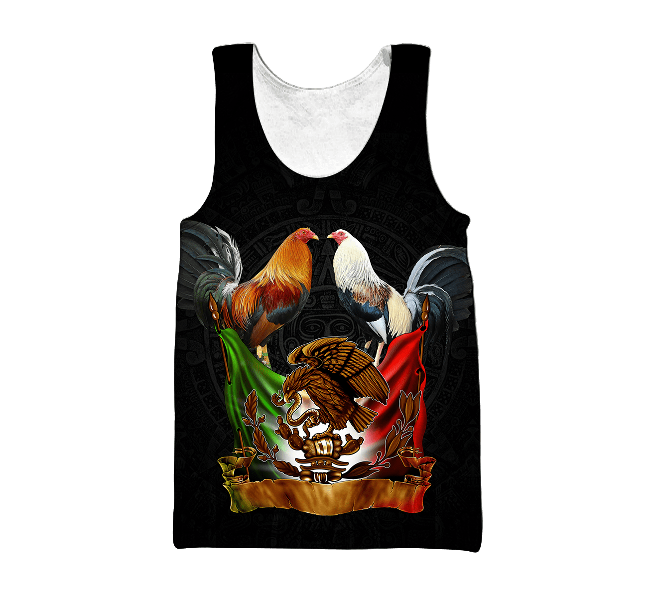 Rooster Mexico 3D All Over Printed Unisex Hoodie