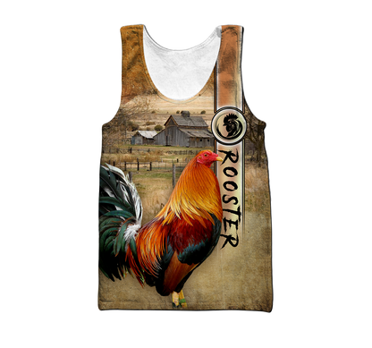 Personalized Rooster 3D Printed Unisex Shirts TNA22042108