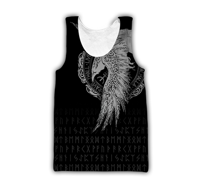 Premium Viking Raven Tattoo 3D Printed Unisex Shirts NTN24032102