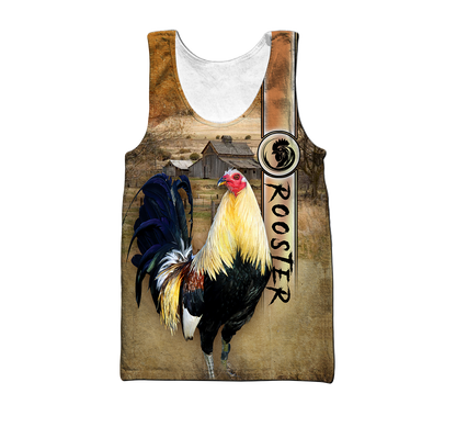 Personalized Rooster 3D Printed Unisex Shirts TNA24042103