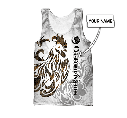 Personalized Rooster 3D Printed Unisex Shirts DD17052104