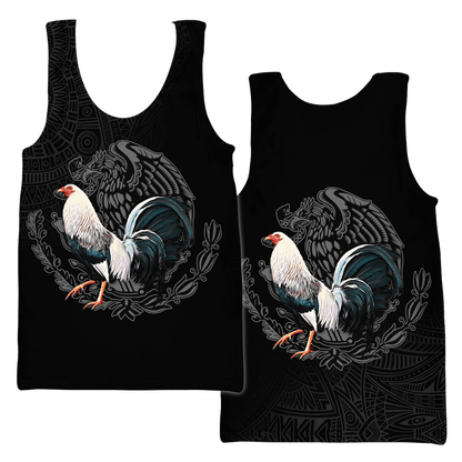 Mexican Rooster 3D Printed Unisex Shirts Pi17052103VH