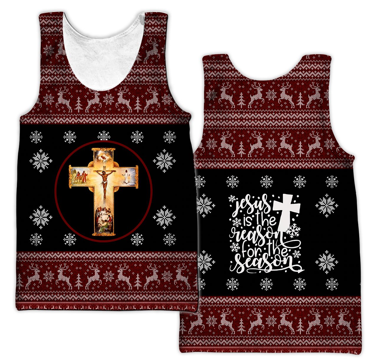 Jesus Christmas  3D All Over Printed Shirts For Men and Women