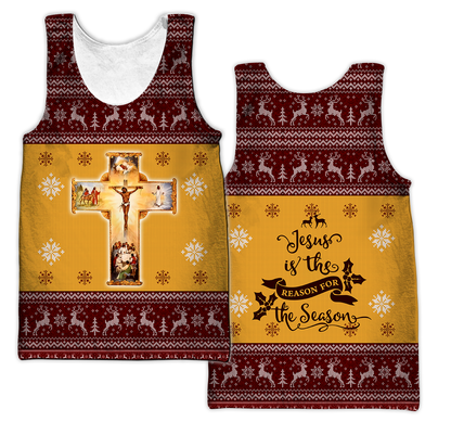 Jesus Christmas 3D All Over Printed Shirts For Men and Women