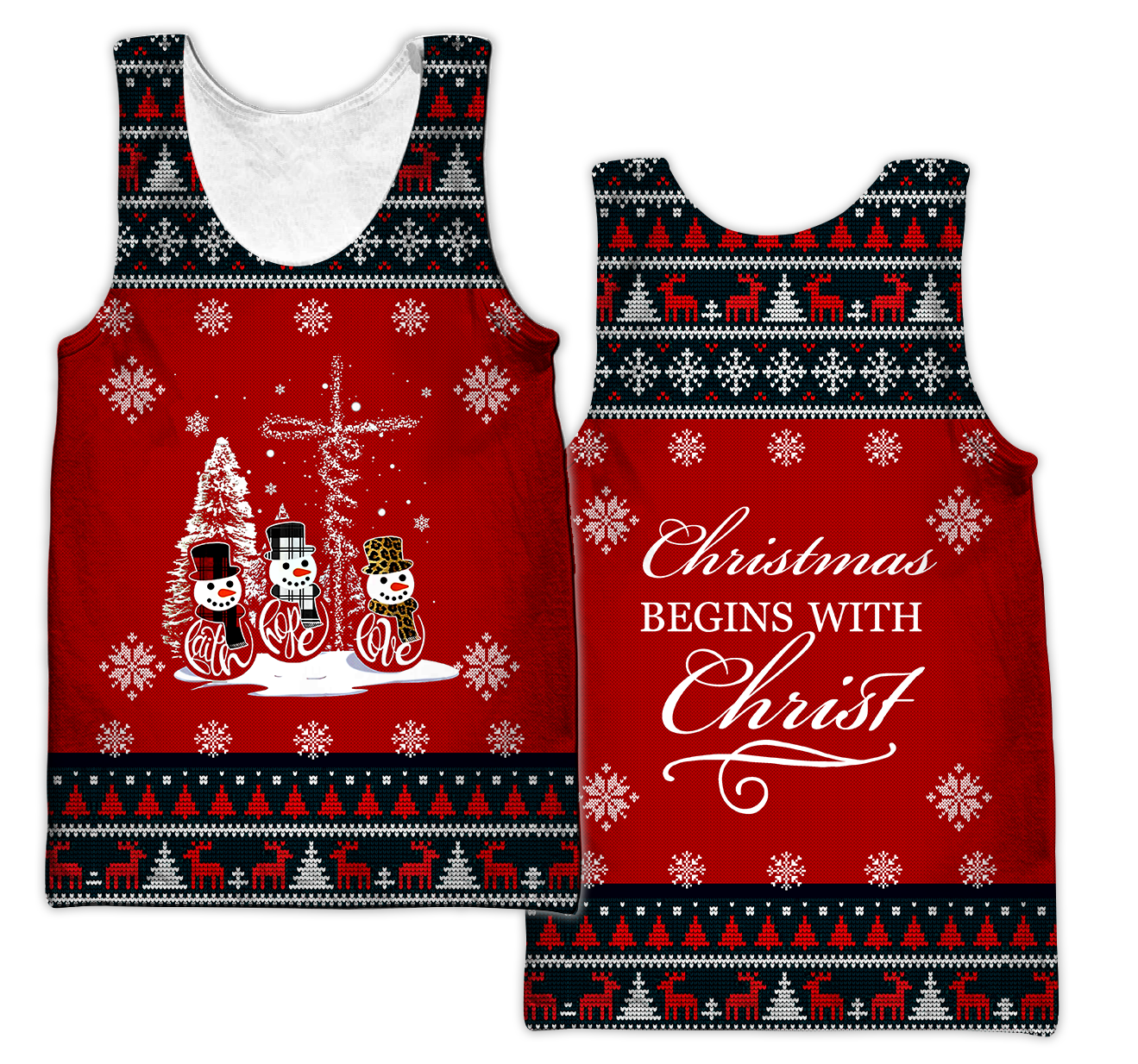 Jesus Christmas 3D All Over Printed Shirts For Men and Women