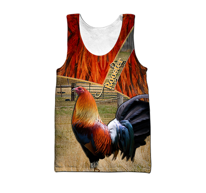 Premium Rooster 3D Printed Unisex Shirts