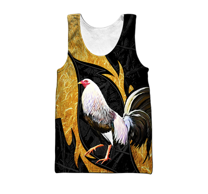 Premium Rooster 3D All Over Printed Unisex Shirts