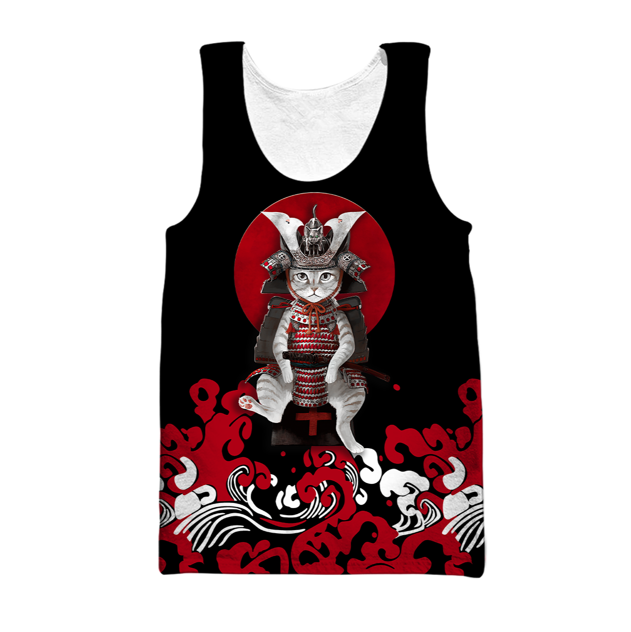 Cat Samurai 3D All Over Printed Unisex Shirts