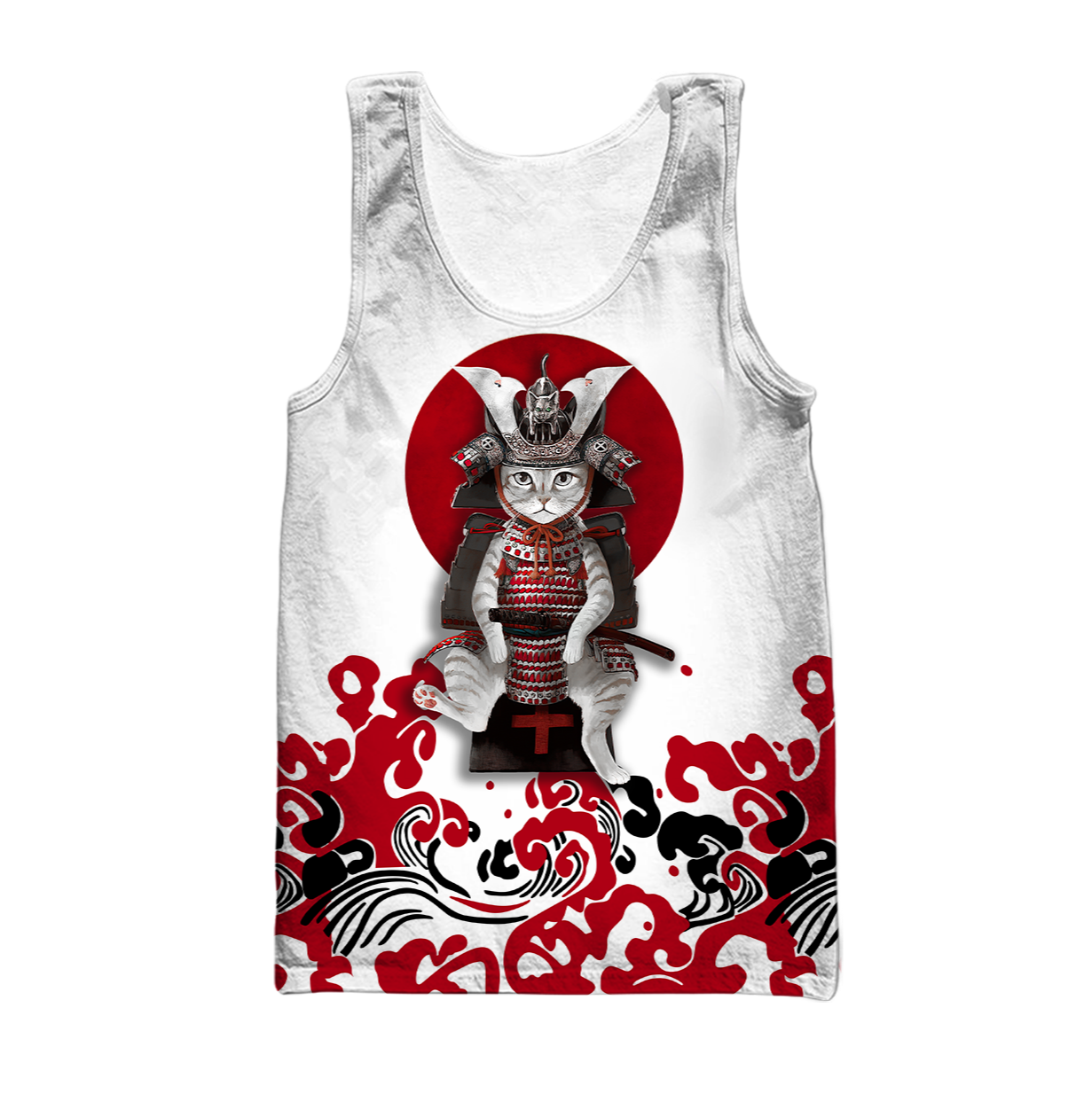 Cat Samurai 3D All Over Printed Unisex Shirts