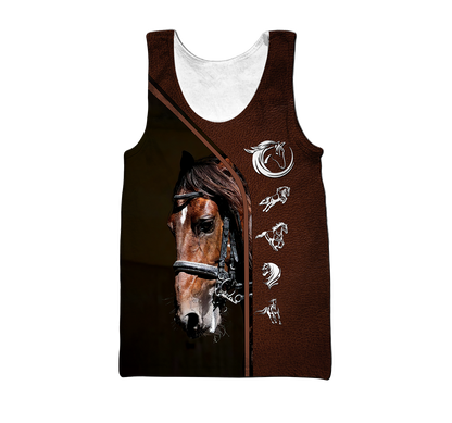 Premium Love Horse 3D All Over Printed Unisex Shirts DD08032105