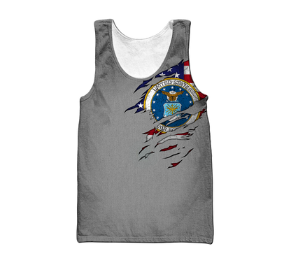 Custom name Soldier US Air Force 3d all over printed shirt hoodie MH06072108