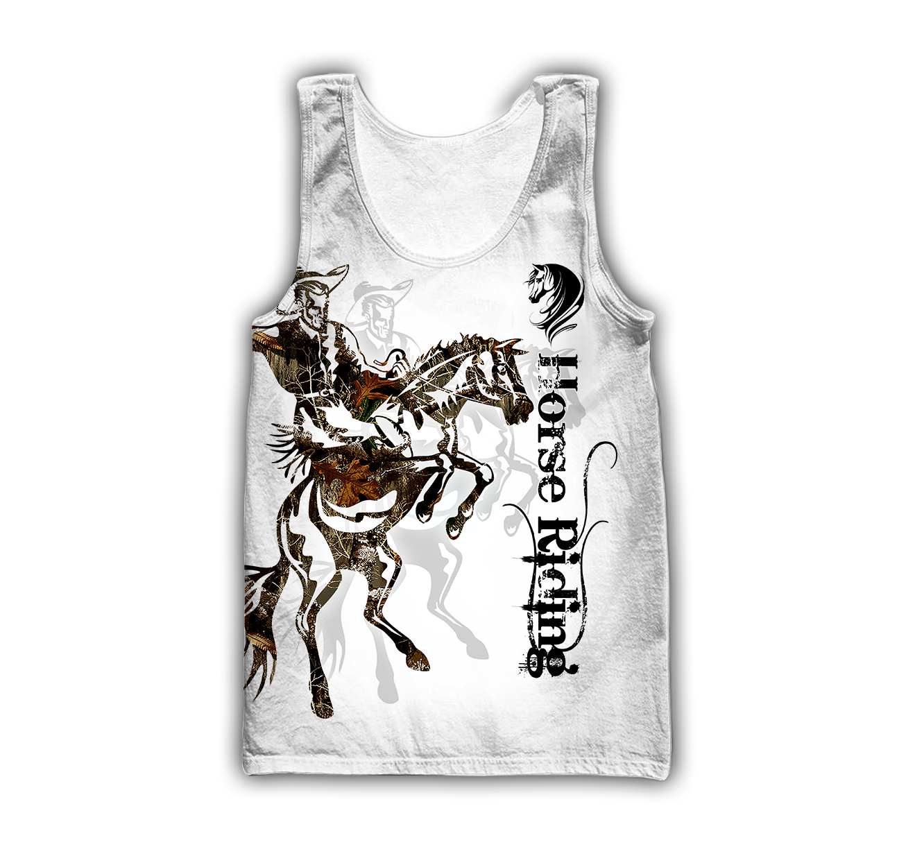 Personalized Name Rodeo 3D All Over Printed Unisex Shirts Rodeo Pattern Horse Riding Tattoo