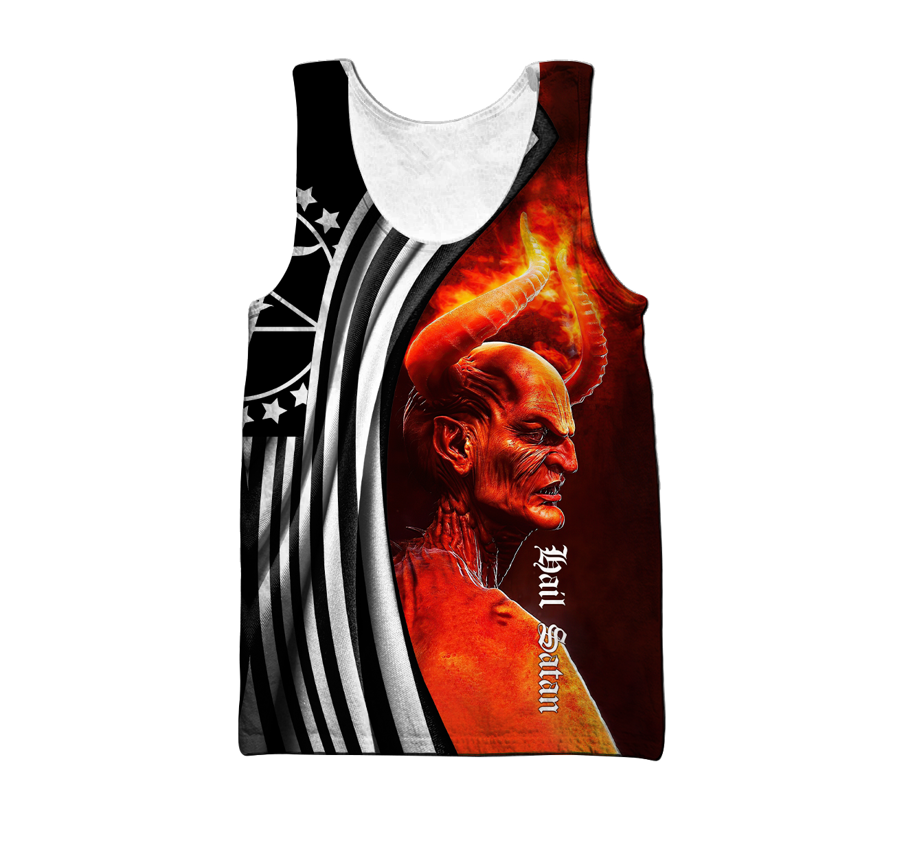 3D All Over Printed Satanic Evil Unisex Shirts