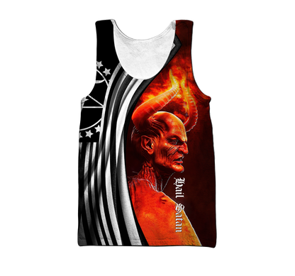 3D All Over Printed Satanic Evil Unisex Shirts
