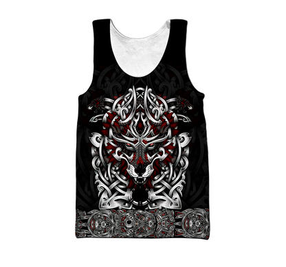 Wolf Viking 3D All Over Printed Unisex Shirt