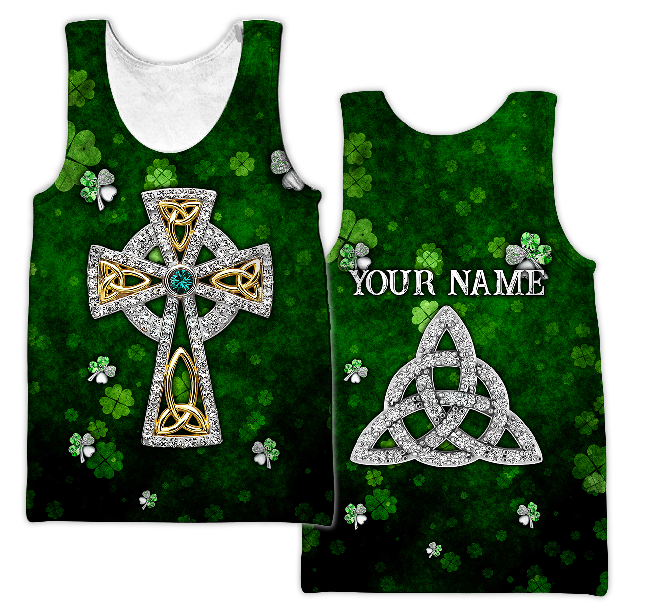 Personalized Irish Saint Patrick's Day 3D All Over Printed Shirts For Men And Women TN