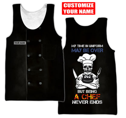 Custom Name Master Chef 3D All Over Printed Unisex Shirts