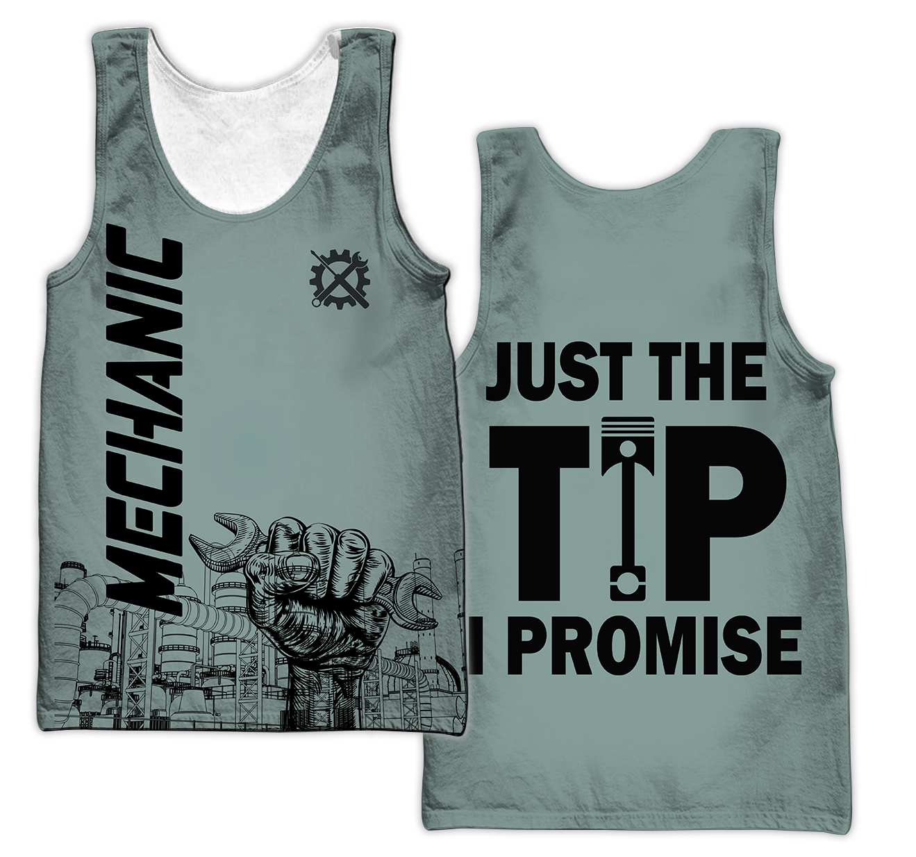 Just The Tip I Promise All Over Printed Mechanic Hoodie For Men and Women DA16042101