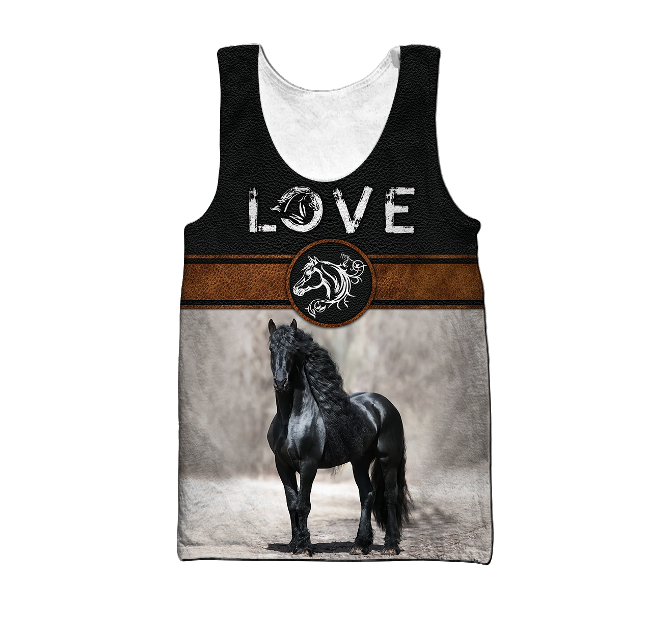 Personalized Name Friesian Horse Lovers 3D All Over Printed Unisex Shirts