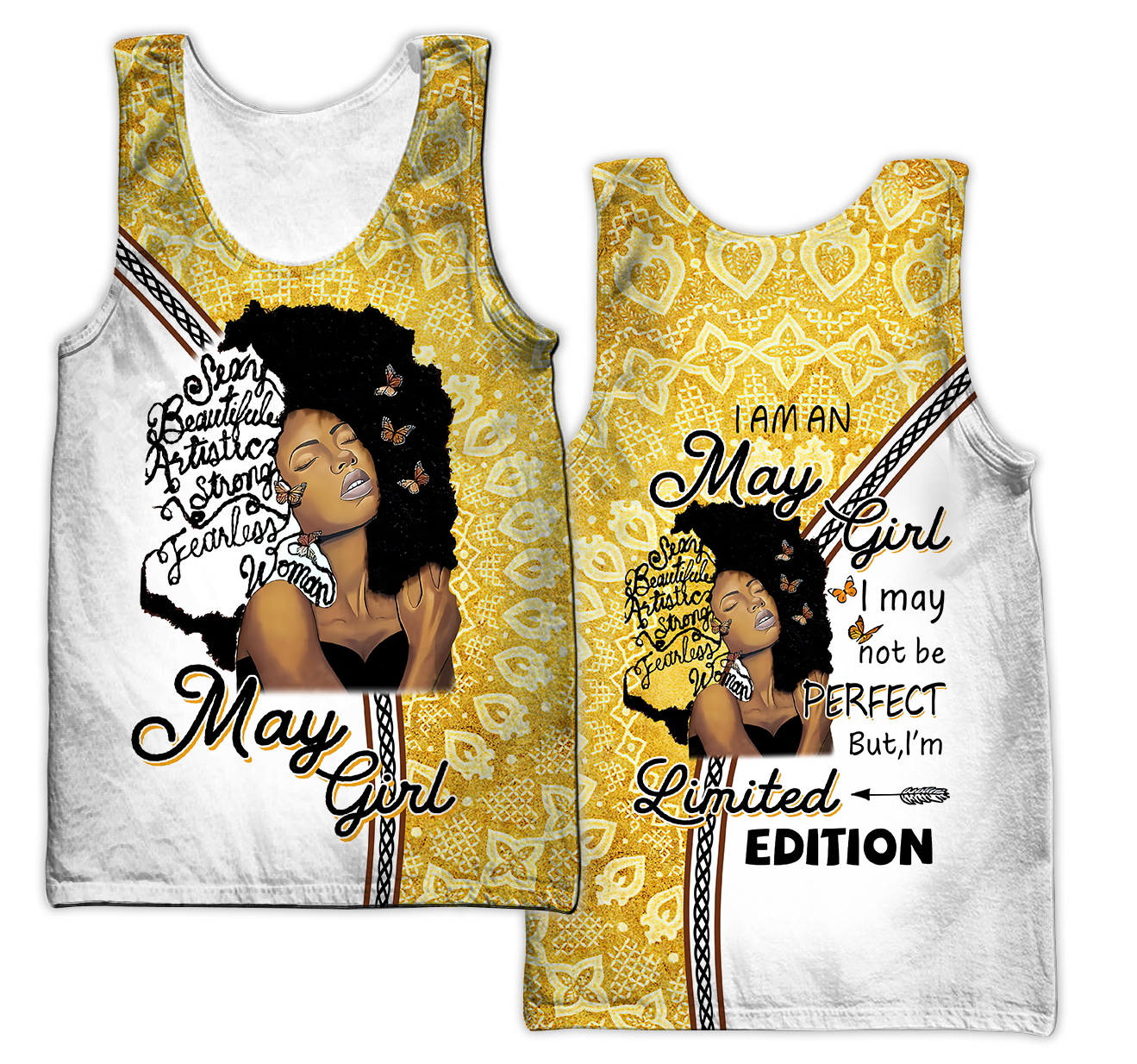 May Girl Personalized Name 3D All Over Printed Hoodie