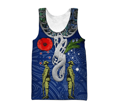 Premium Anzac Day Lest We Forget 3D All Over Printed Unisex