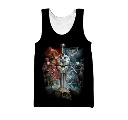 Warrior Skull Hoodie For Men And Women MH27022104