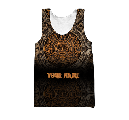 Aztec Mexican Customize 3D All Over Printed Shirts For Men And Women
