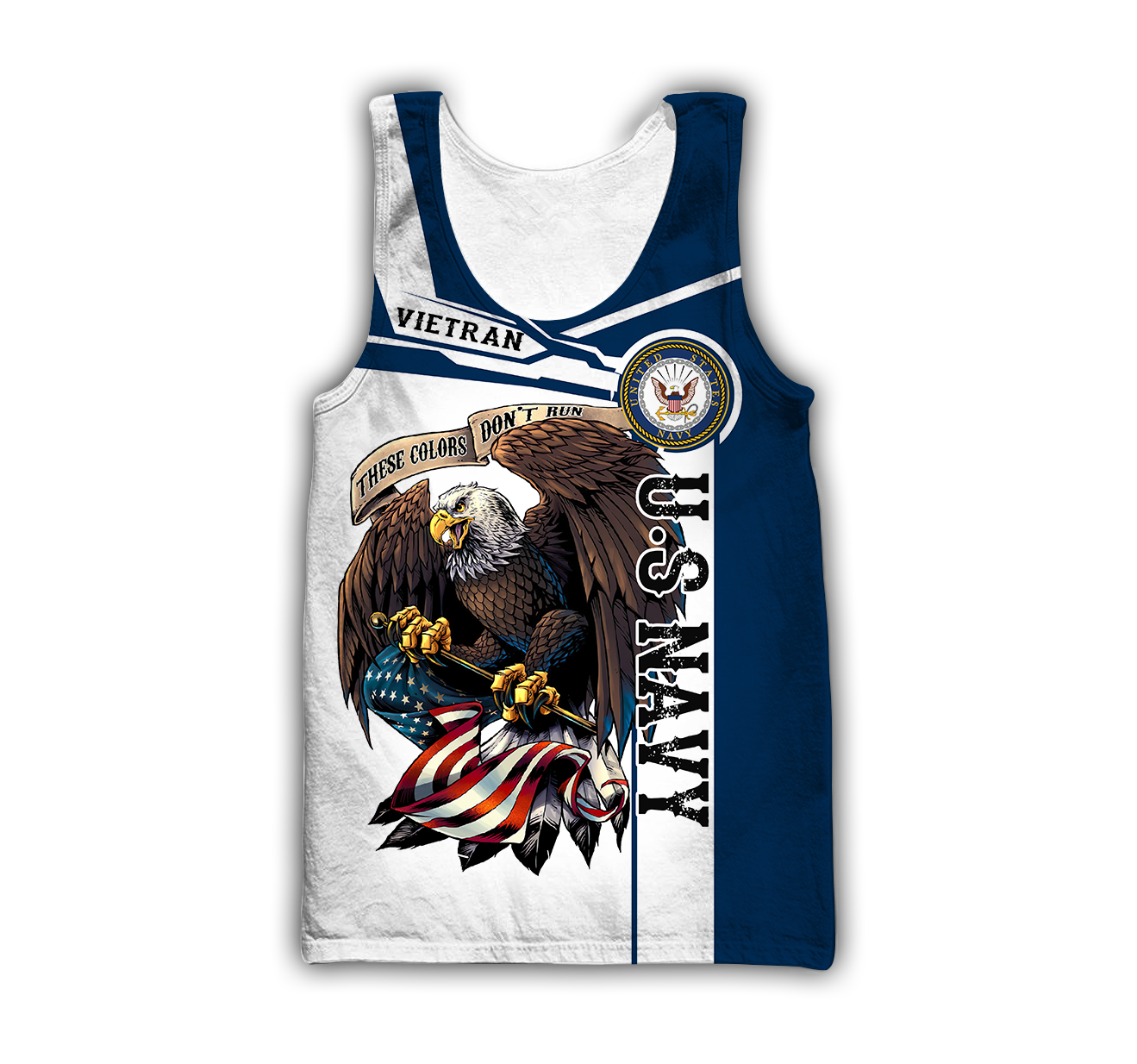 Custom name US Navy Veteran 3d printed shirts Proud Military NTN18052104