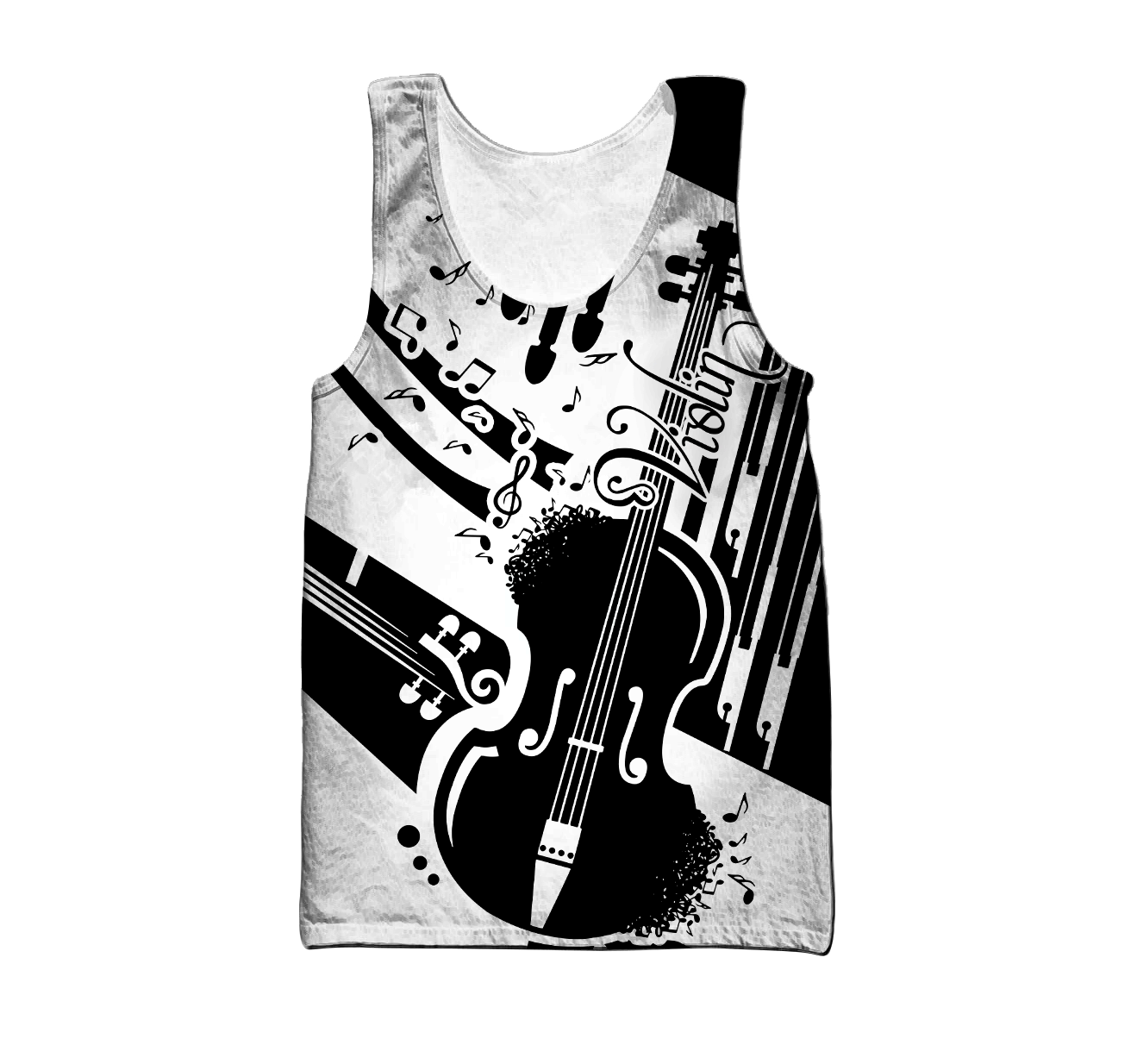 Violin Musical Instrument 3D All Over Printed Hoodie For Men And Women