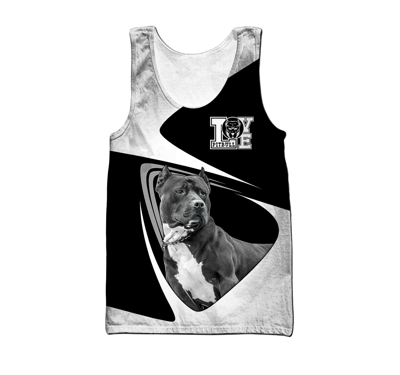 Pitbull Dog 3D All Over Printed Unisex PL