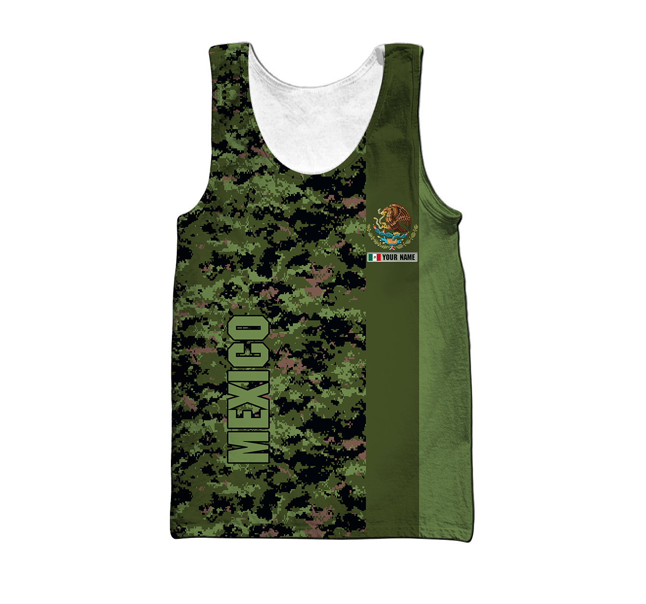 Personalized Mexico 3D All Over Printed Unisex Shirts