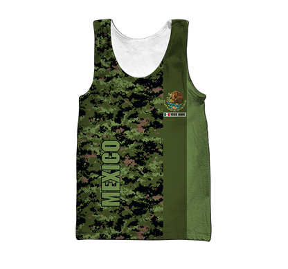 Personalized Mexico 3D All Over Printed Unisex Shirts