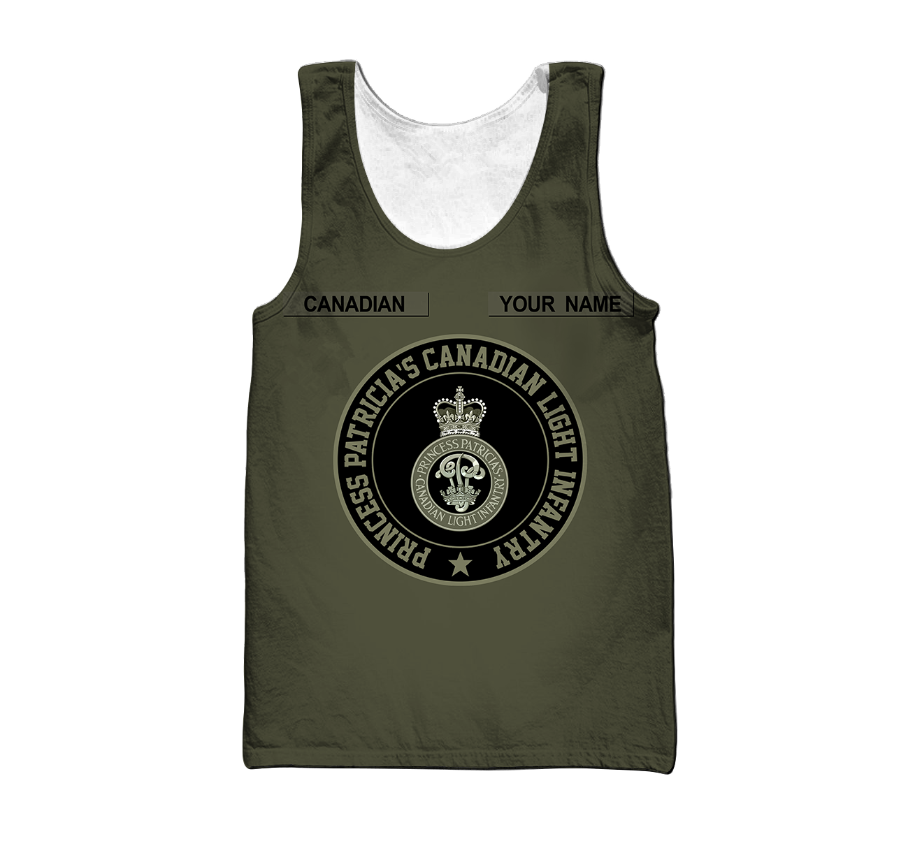 Custom Name XT Canadian Veteran PPCLI 3D Printed Clothes DA07042105