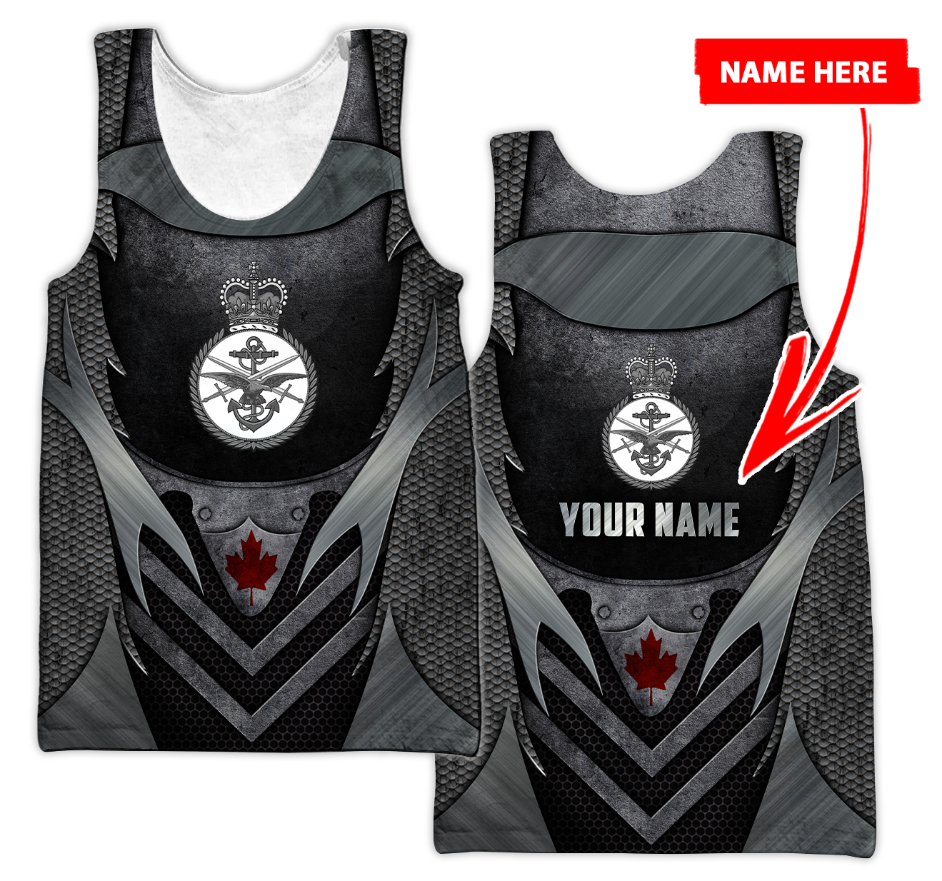 Custom Name XT British Armed Forces 3D Printed Clothes PD16042102