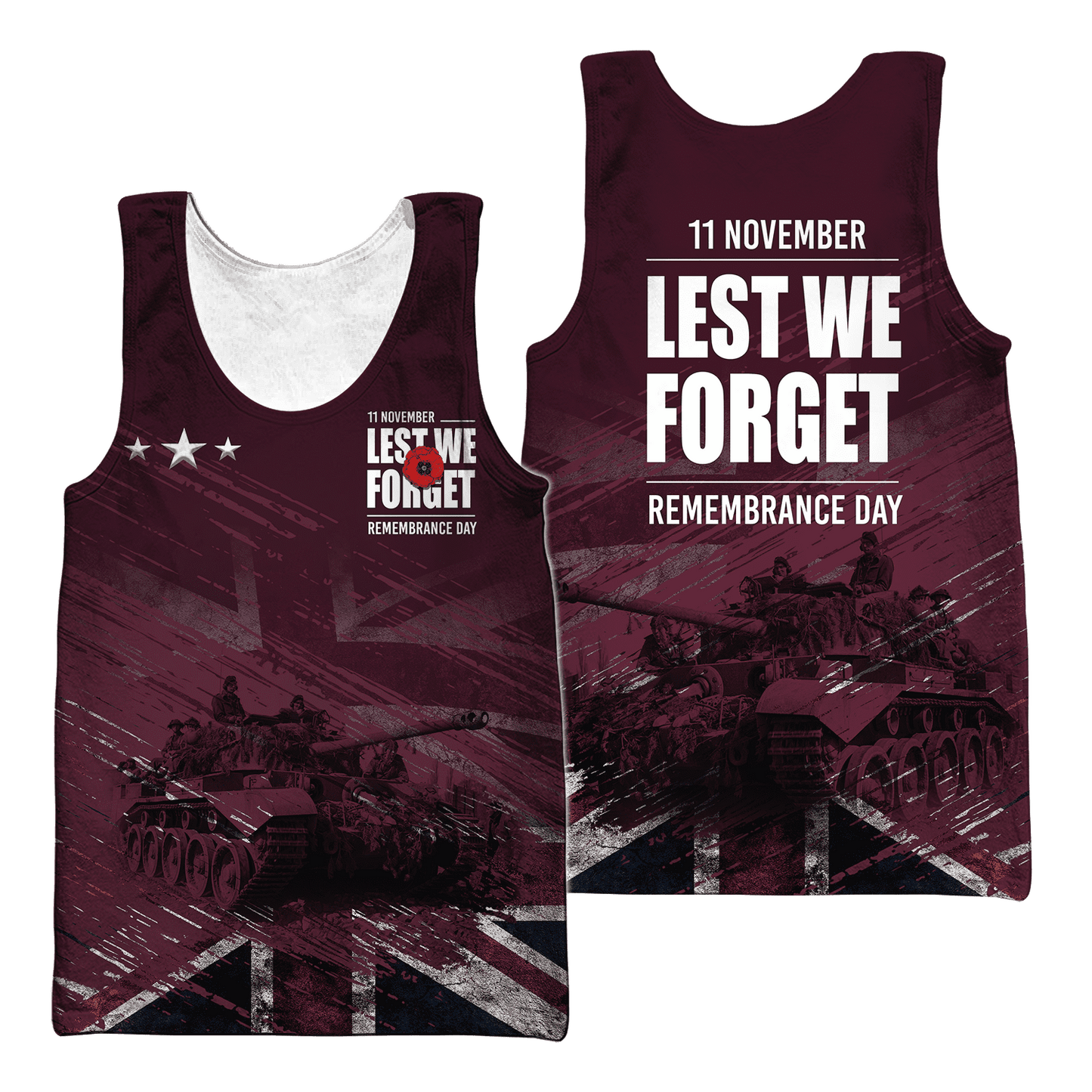 Remembrance Day Lest We Forget 3D All Over Printed Unisex Shirts